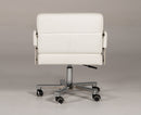 Modrest Craig Modern White Bonded Leather Office Chair