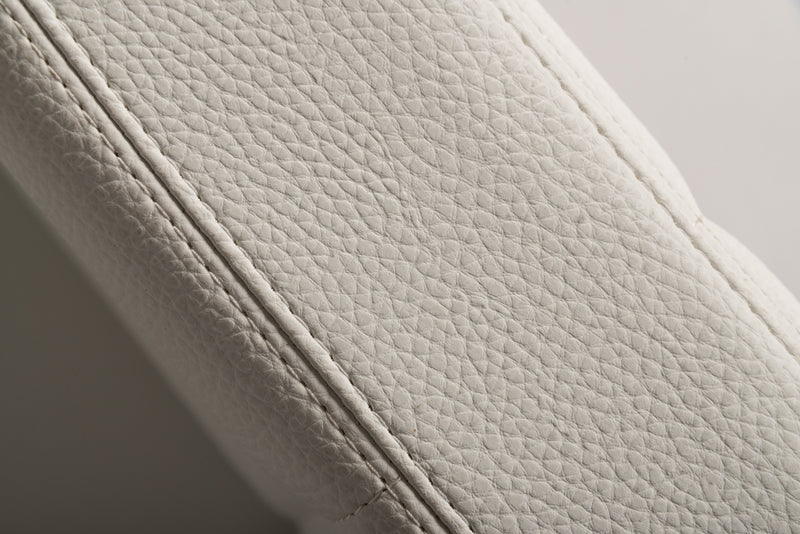 Modrest Craig Modern White Bonded Leather Office Chair