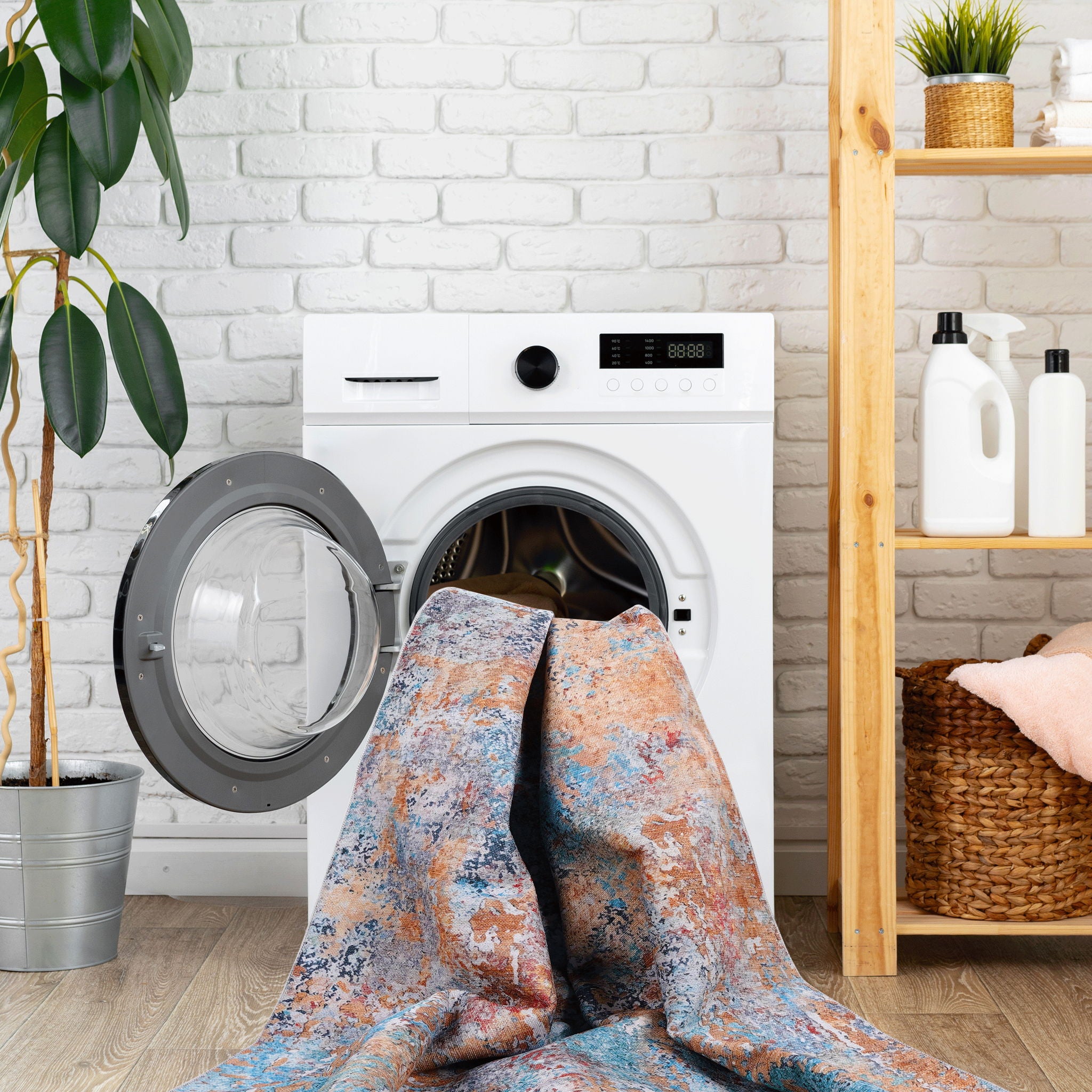 Maval - Stunning Area Rug, Washable