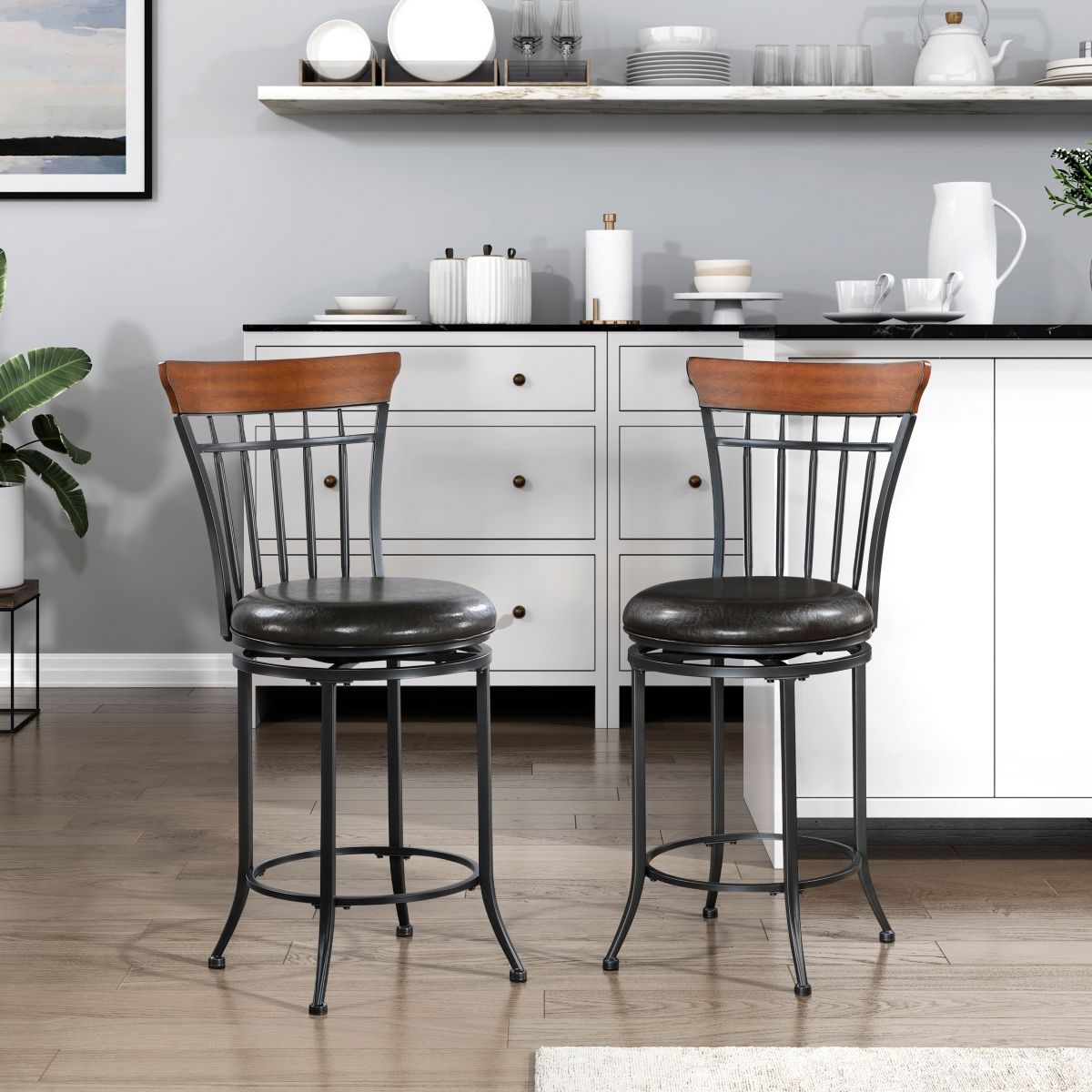 Ira - Swivel Bar Chair