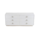 A&X Victoria - Modern White Crocodile Dresser