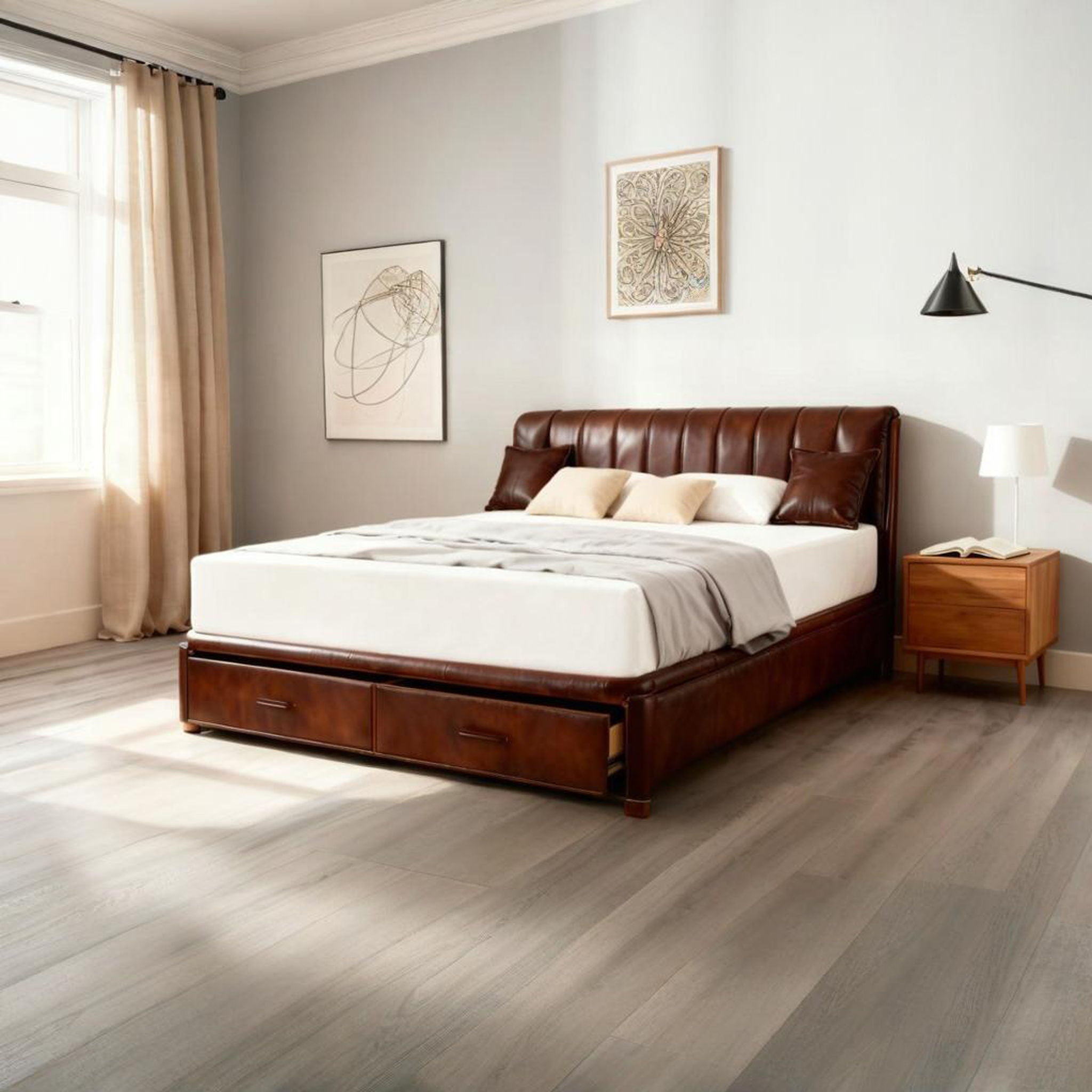 10" Tea Memory Foam Mattress In Box, Fiberglass Free