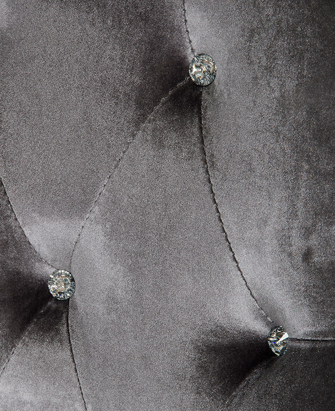 Charlotte - Grey Velour Dining Chair (Set of 2)