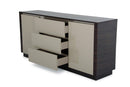 A&X Caligari Modern Oak & Grey Gloss Buffet