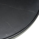 Modrest Akron - Modern Black & White Faux Marble Round Coffee Table