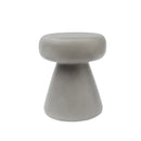Modrest Boyd Modern Grey Concrete Round Stool