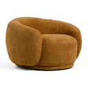 Divani Casa Andrew - Modern Orange Fabric Accent Chair