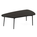 Modrest Andros - Black Marble + Black Metal Coffee Table