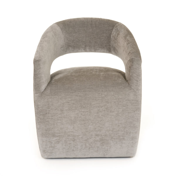 Modrest Angie - Modern Grey Fabric Dining Chair