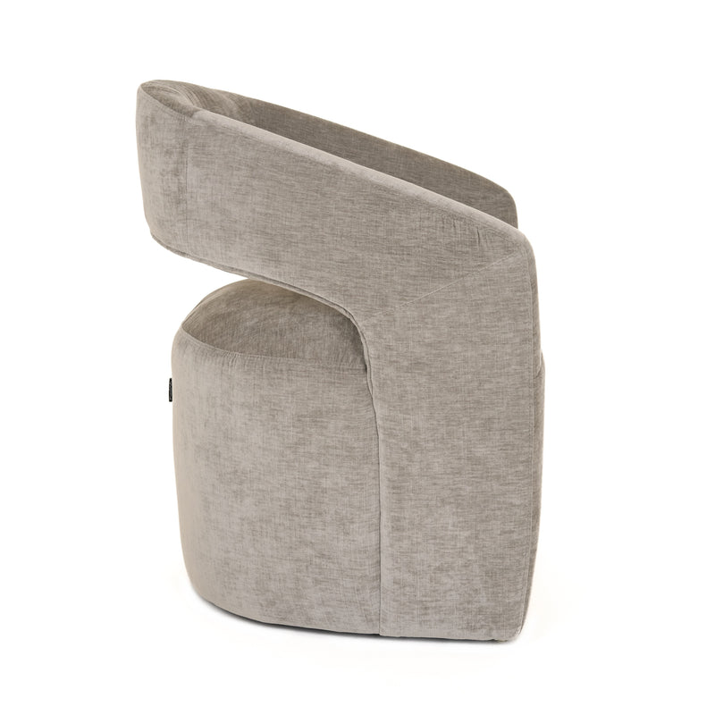 Modrest Angie - Modern Grey Fabric Dining Chair
