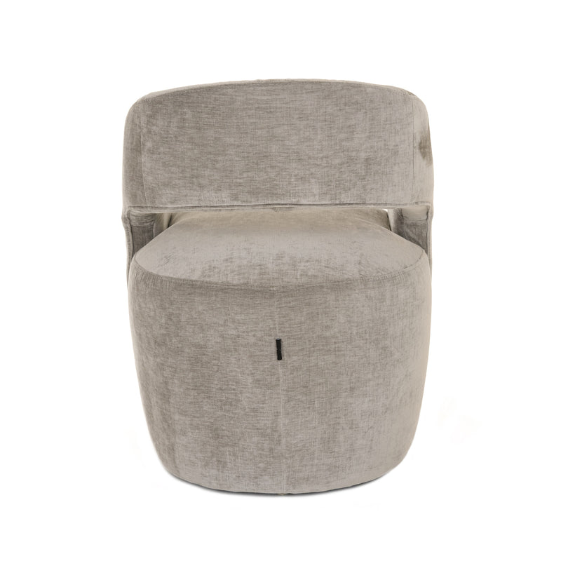 Modrest Angie - Modern Grey Fabric Dining Chair