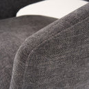 Modrest Angie - Modern Dark Grey Fabric Dining Chair