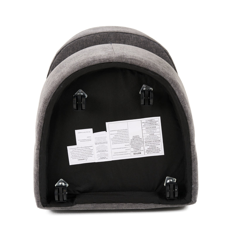 Modrest Angie - Modern Dark Grey Fabric Dining Chair