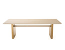 Modrest Angus - Modern Cream Ash + Gold Dining Table