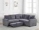 Ariel Sectional Pullout bed dub Charging ports – Includes Free TV or Area Rug