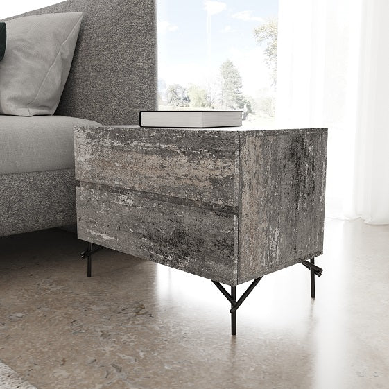 Nova Domus Aria - Italian Modern Multi Grey Q Bedroom Set