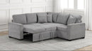 Ariel Sectional Pullout bed dub Charging ports – Includes Free TV or Area Rug
