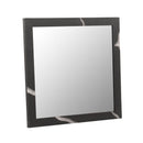 Modrest Aspen - Modern Matte Brown Ash & Silver Mirror