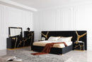 Modrest Aspen - Modern Black and Gold Dresser