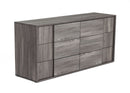 Nova Domus Asus - Italian Modern Elm Grey Dresser
