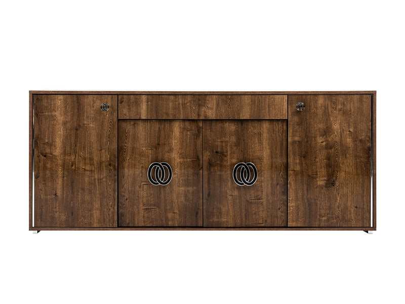 Modrest Athen Italian Modern 4-Door Buffet