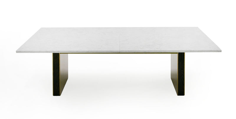 Modrest Auer - White Marble & Gold Dining Table