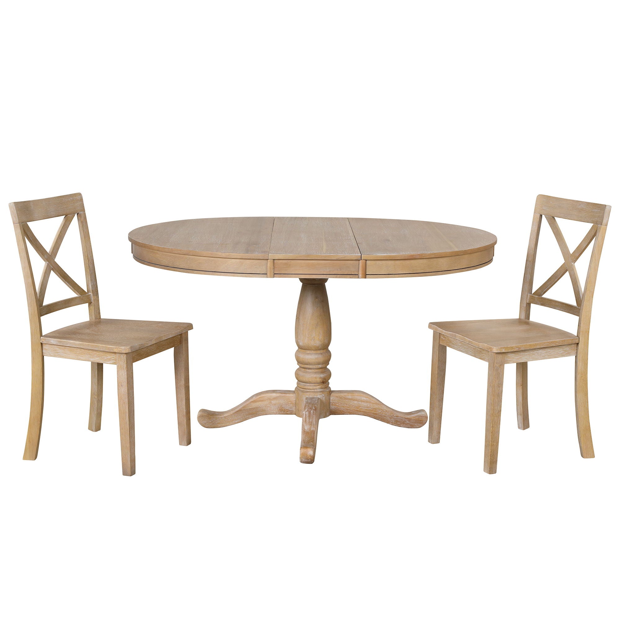 Modern Dining Table Set For 4, Round Table And 4 Kitchen Room Chairs, 5 Piece Kitchen Table Set For Dining Room, Dinette, Breakfast Nook