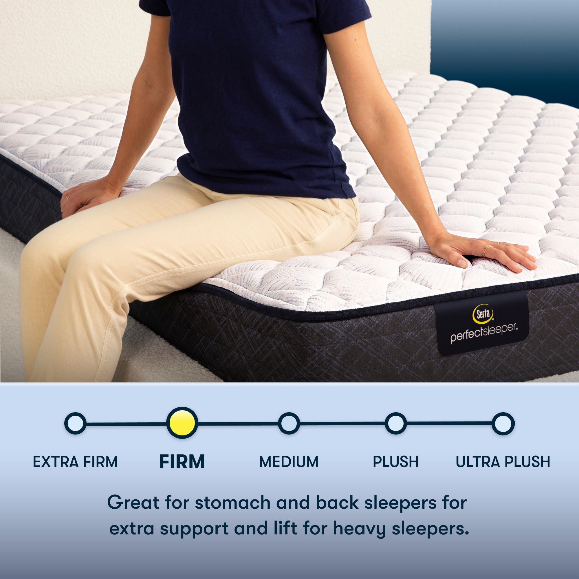 Perfect Sleeper - 10.5" Adoring Night Firm Mattress