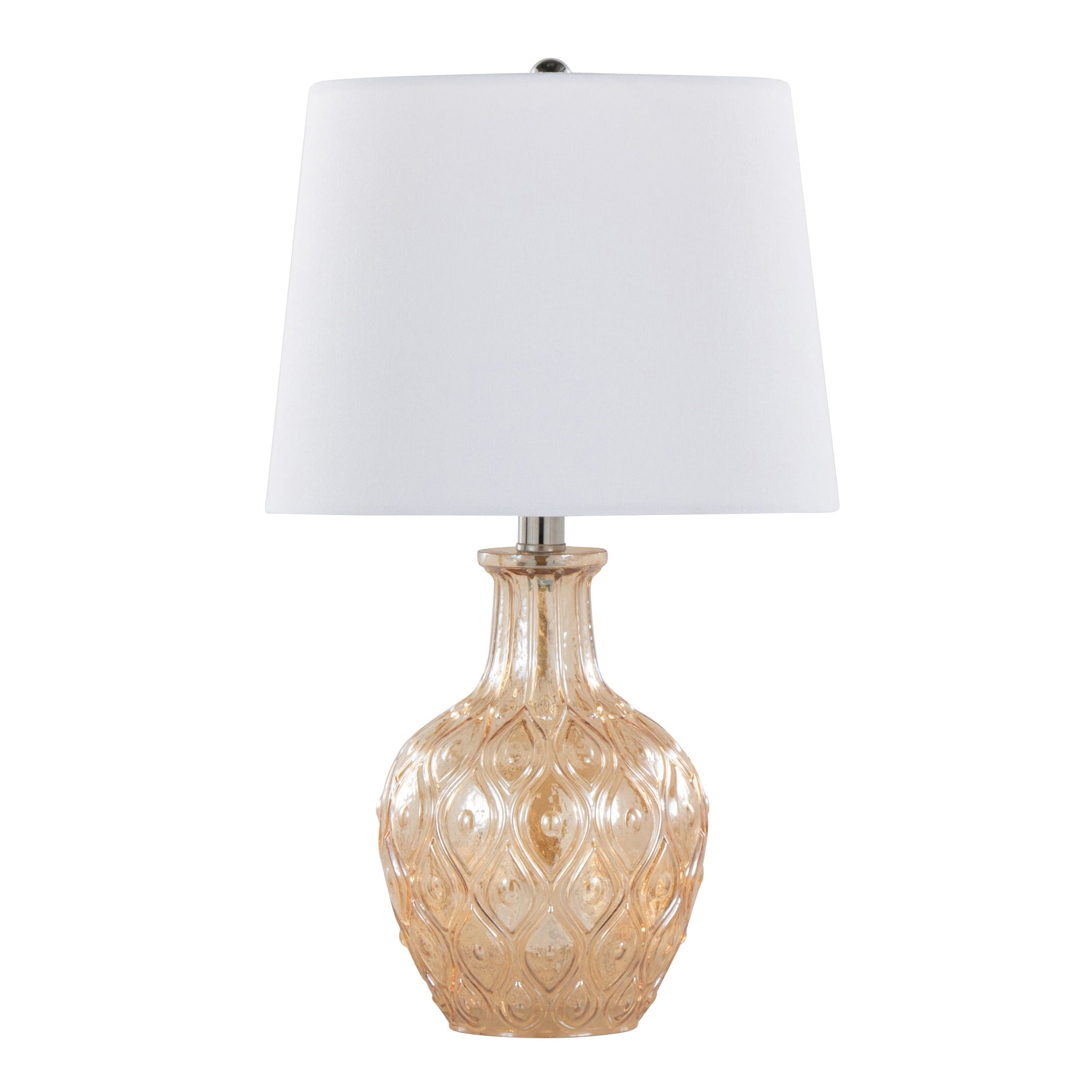 Gloria - Round Contemporary Lamp (Set of 2)