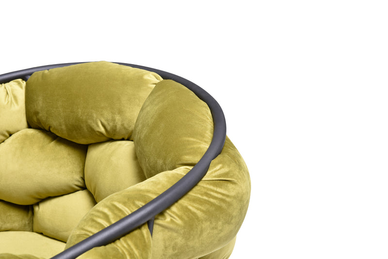 Modrest Debra Modern Green Fabric Dining Chair