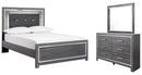 Lodanna Grey Panel Bedroom Set