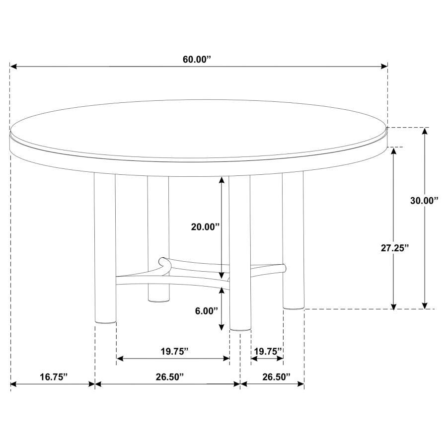 Arini - Round Dining Room Table Set