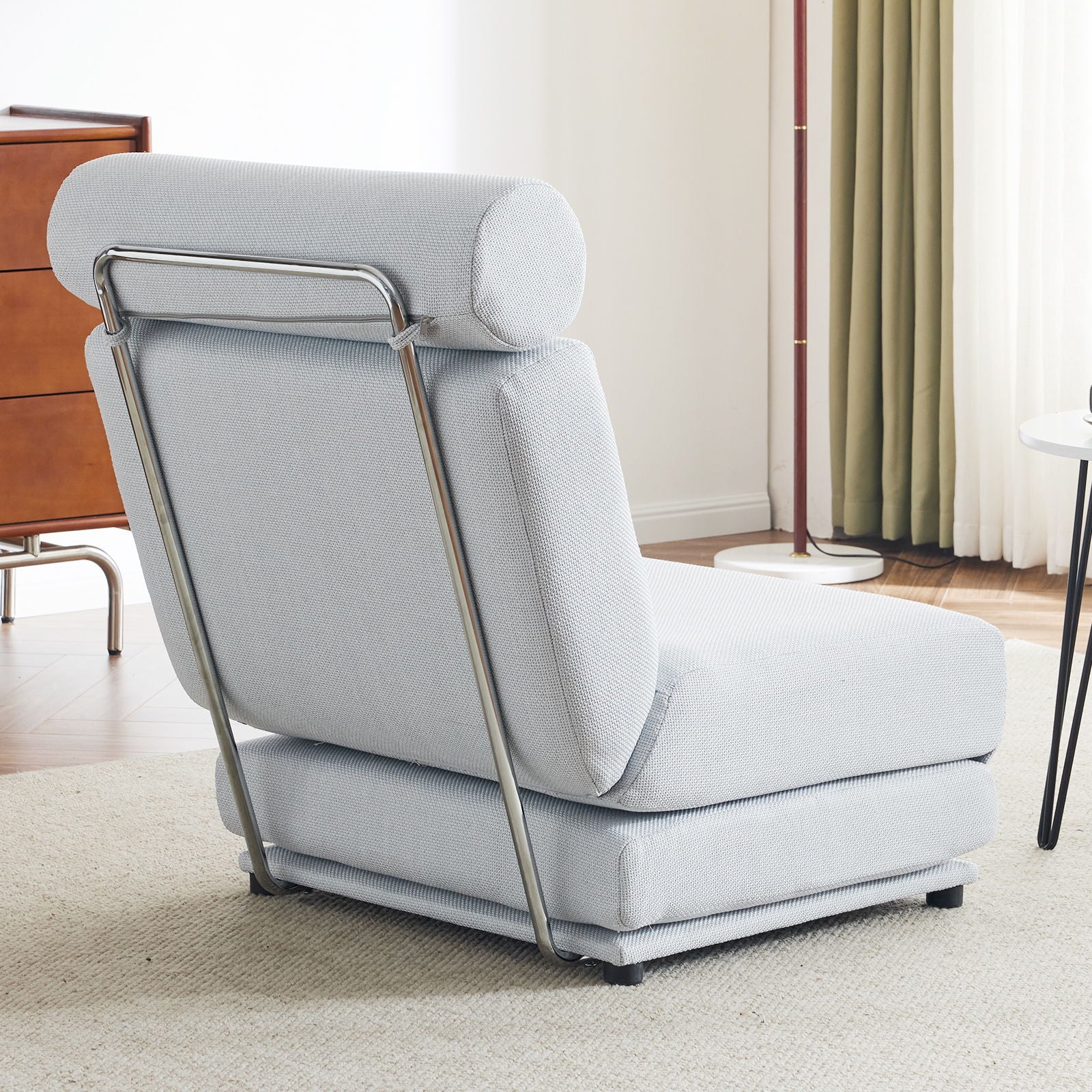 Foldable Single Chair Sofa Bed With Pillow, Easy To Store, Breathable And Wearable