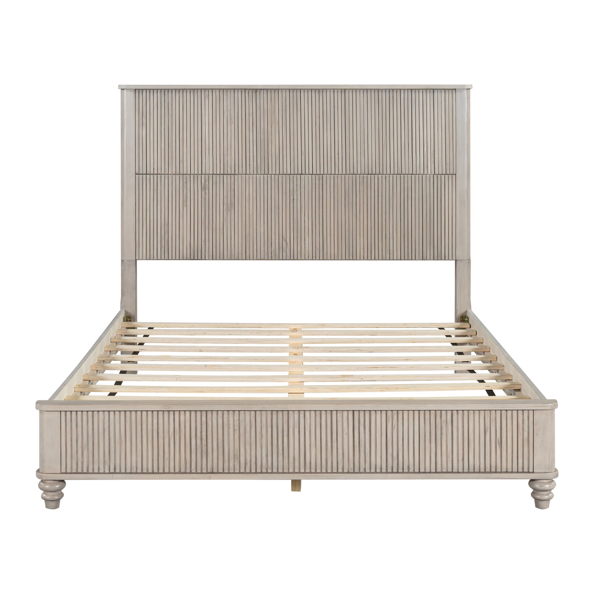 Platform Bed Frame & Tall Headboard