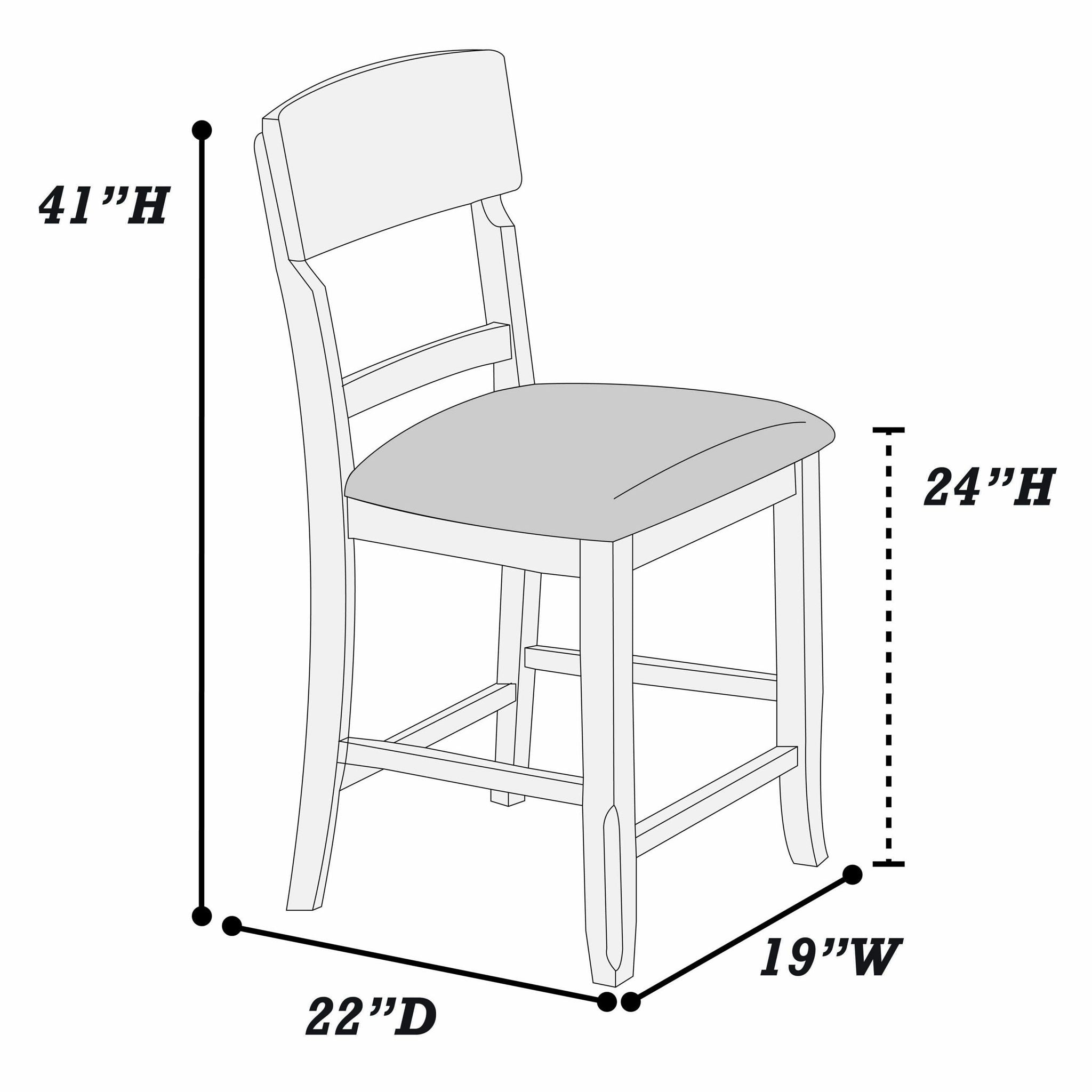 Contemporary Counter Height Dining Set With Built In Lazy Susan