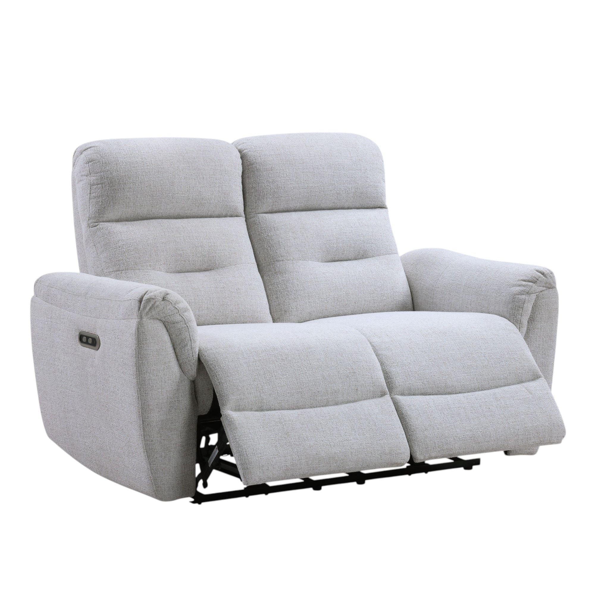 Eastre - Power Motion Loveseat With USB Port - Gray