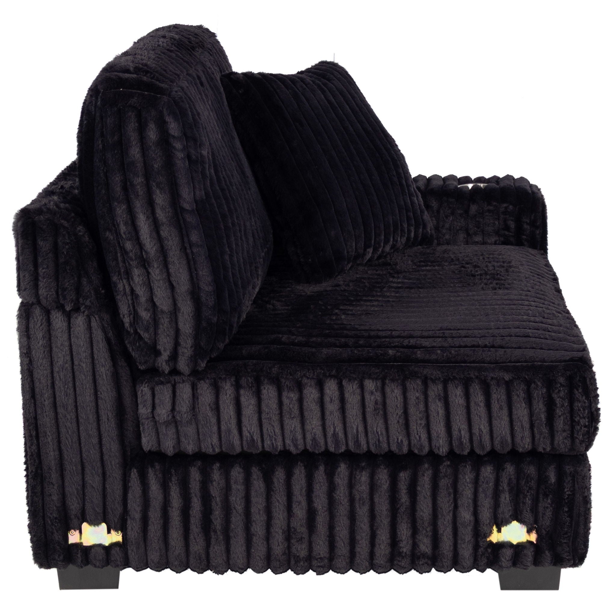 Contemporary Style Modular Sectional Sofa Set With USB, Cup Holder