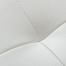 Click - Modern White Leatherette Dining Chair (Set of 2)