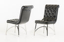 Modrest Silvie Modern Black Leatherette Dining Chair