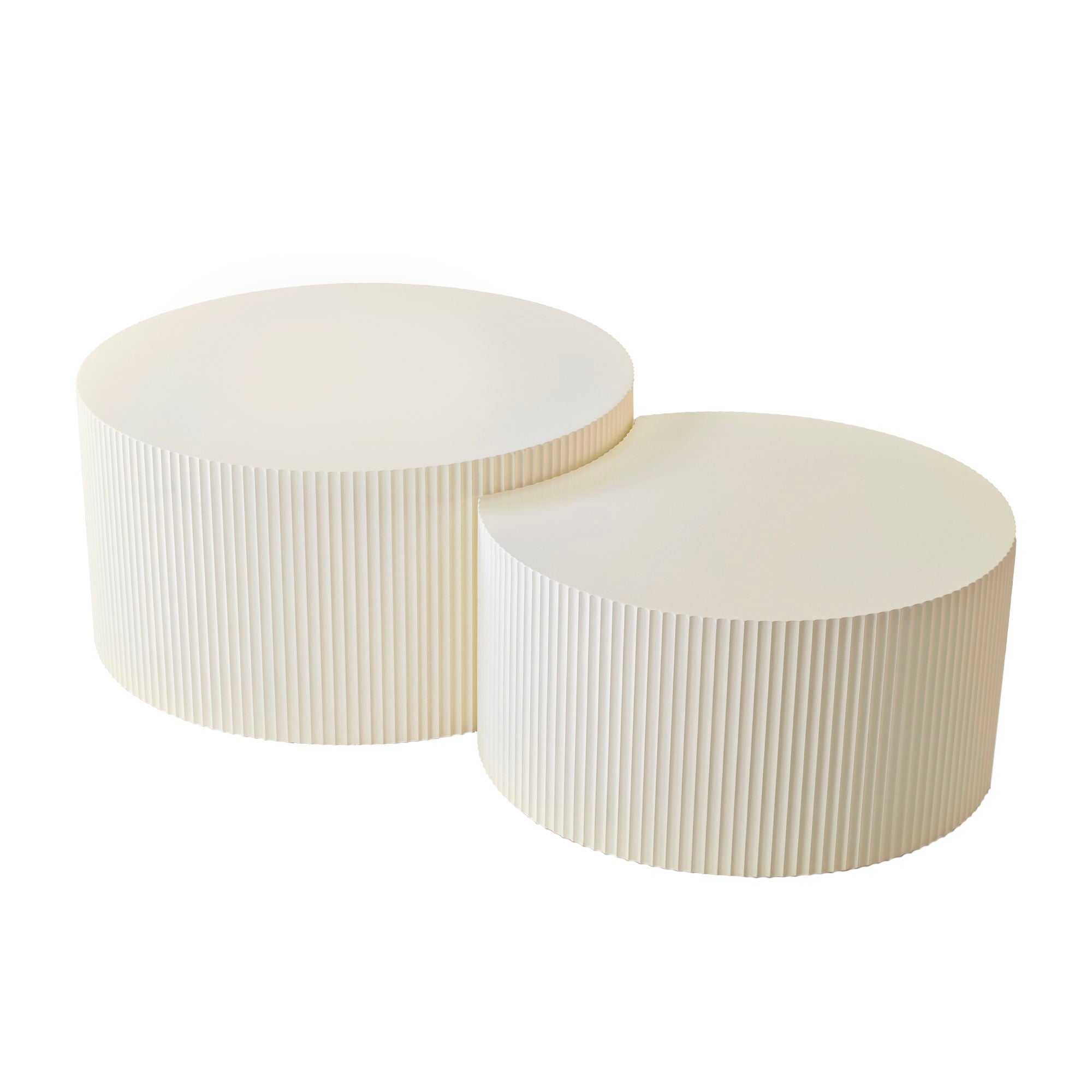 Wave Stripe Nesting Coffee Table (Set of 2)