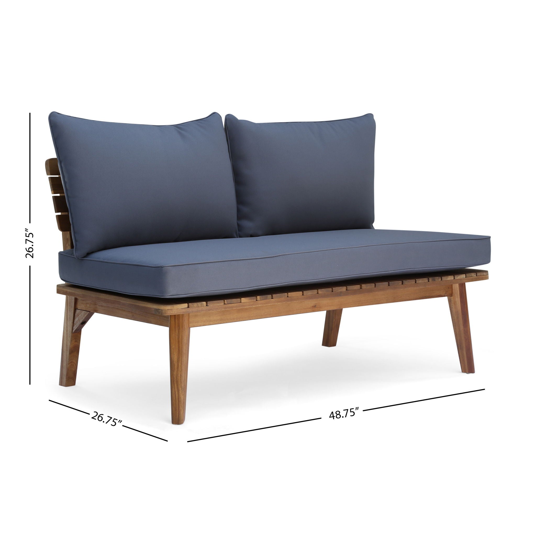 Balmoral - Loveseat - Gray