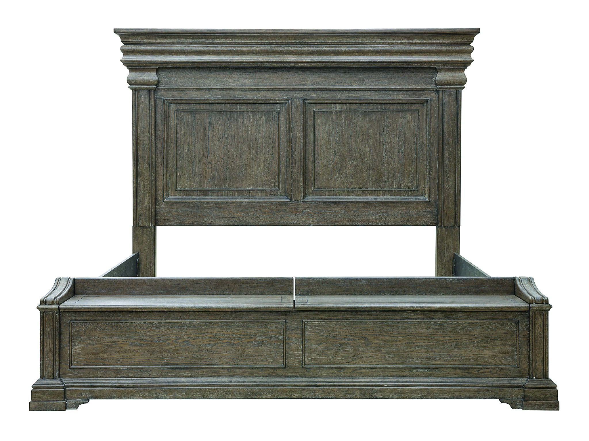 Madison Ridge - Panel Bed With Blanket Chest Footboard