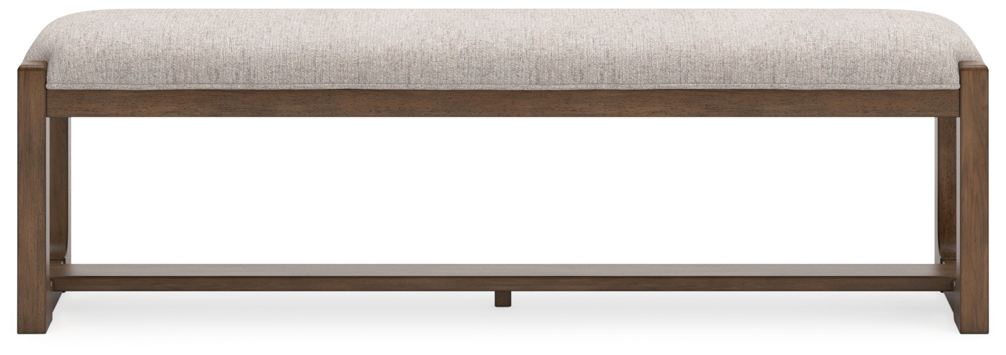 Cabalynn - Large Uph Dining Room Bench - Oatmeal / Light Brown