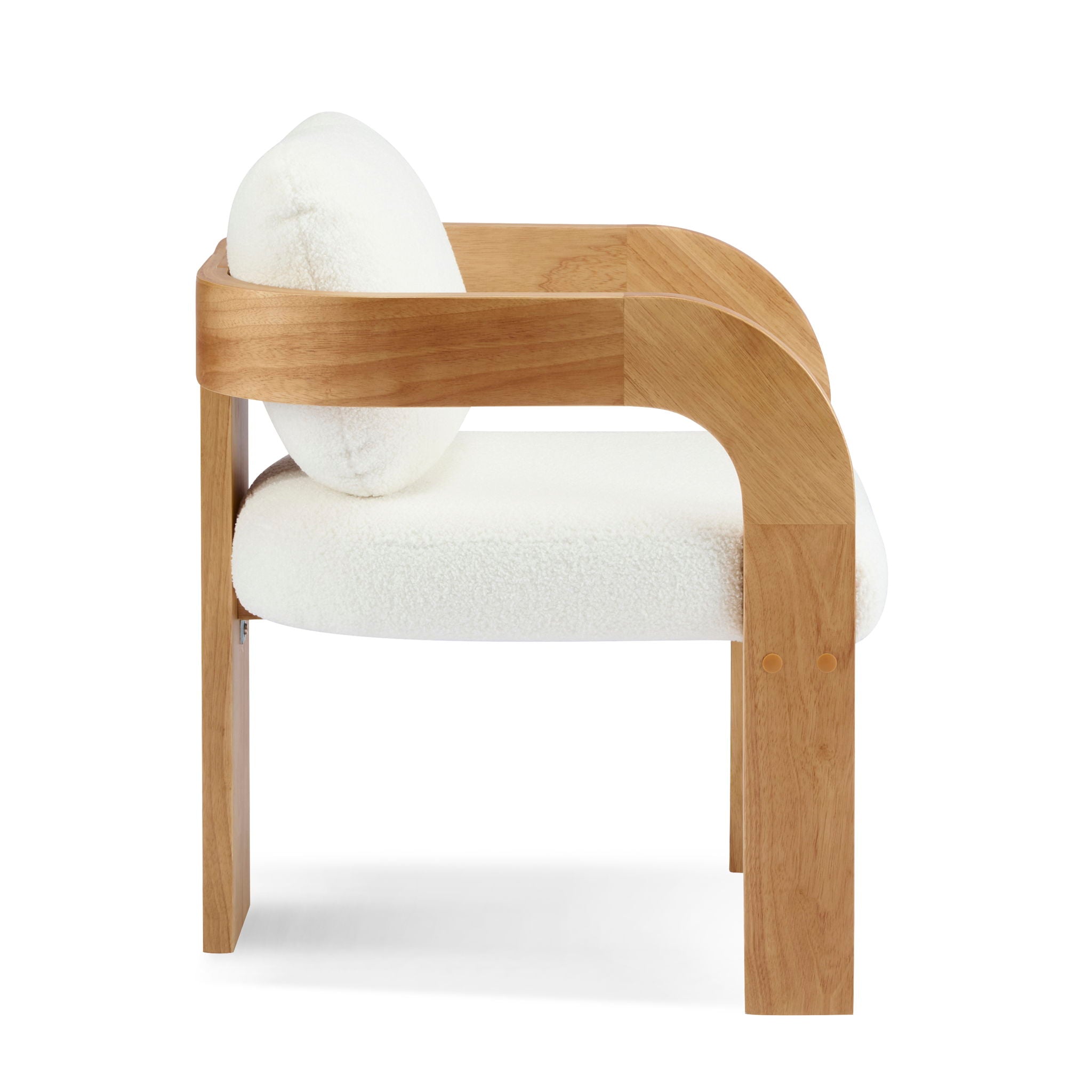 Dining Chairs With Pillow Back (Set of 2)
