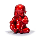 XD00584 Modern Red Baby Sitting Sculpture
