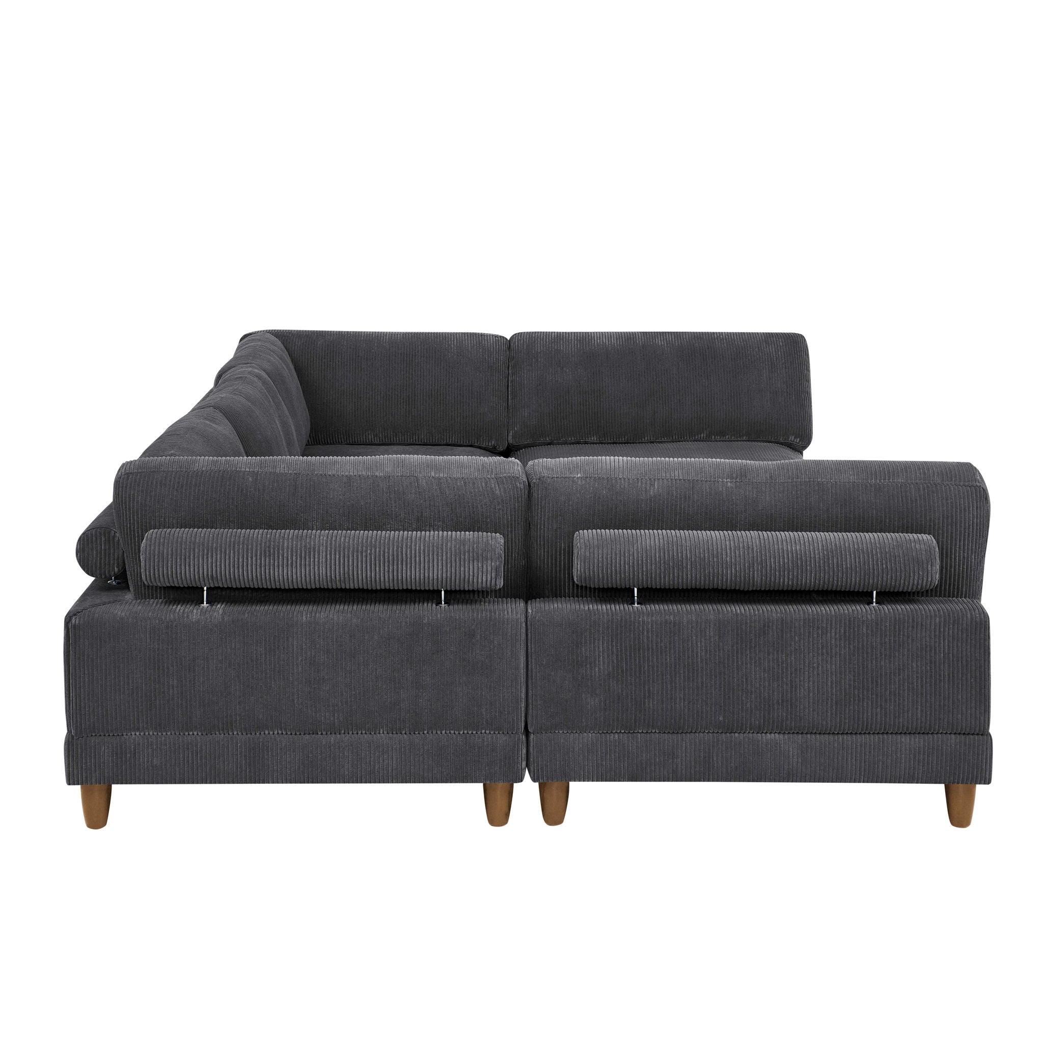 Modern Modular Sectional With Adjustable Back Support
