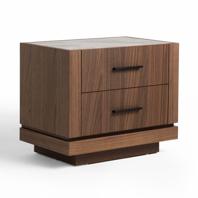 Nova Domus Bailey- Modern Walnut Nightstand
