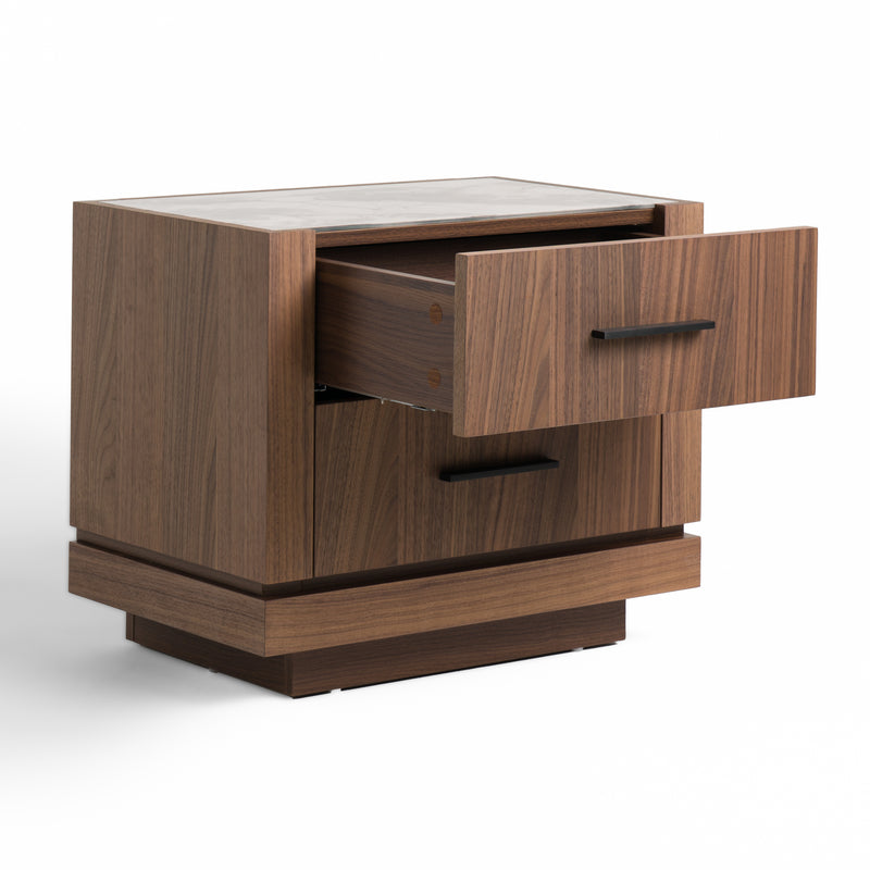Nova Domus Bailey- Modern Walnut Nightstand