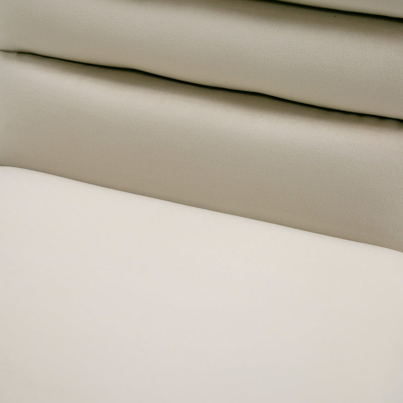 Modrest Barker - Modern Beige & Brush Gold Dining Chair (Set of 2)