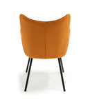 Modrest Barrett - Modern Orange & Black Dining Chair